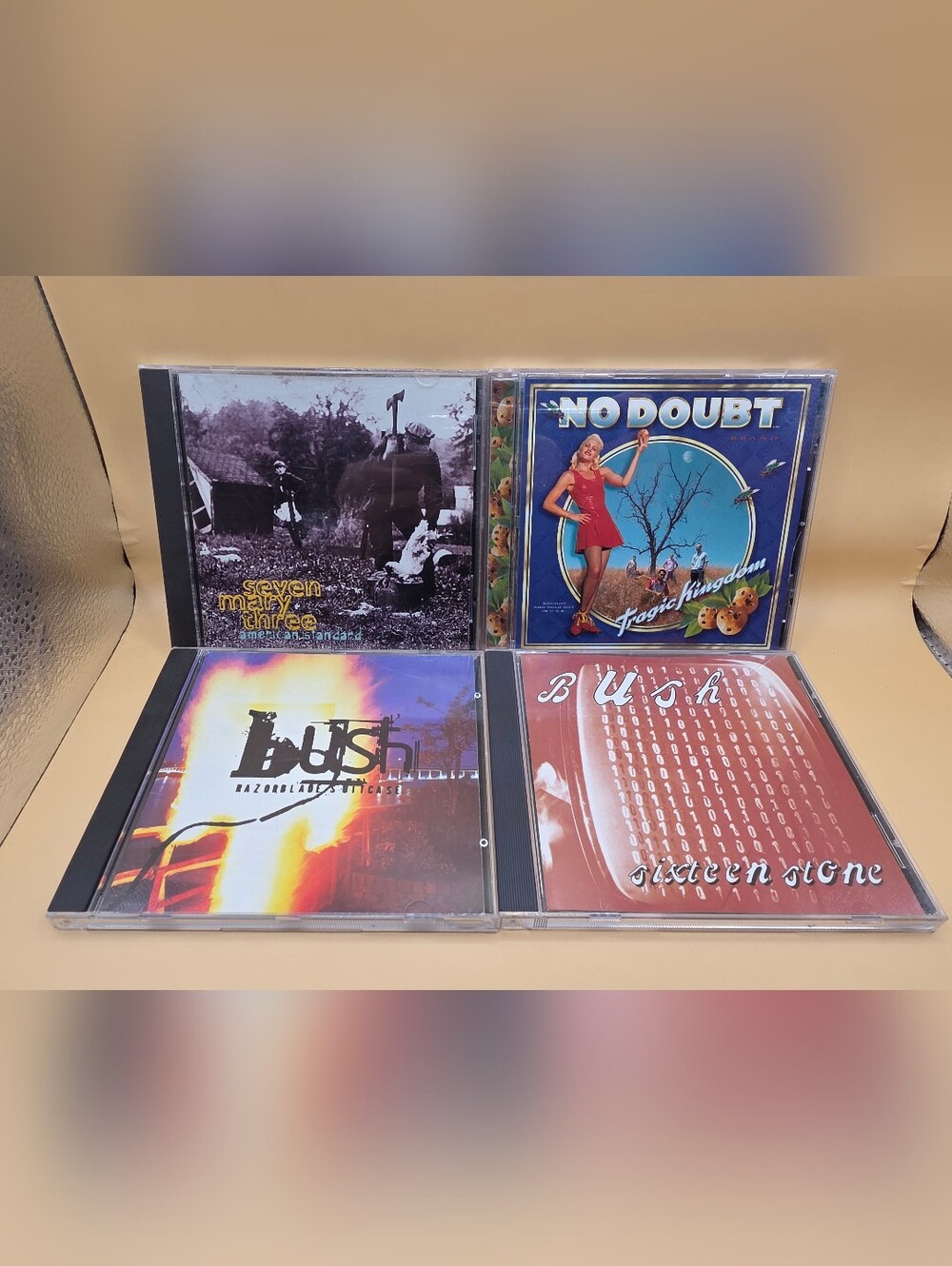 4 Alternative Rock Cds No Doubt Bush Seven Mary Three - VG